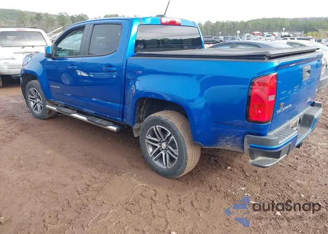 2021 Chevrolet Colorado 2Wd Short Box Wt z USA, uszkodzony, nr VIN 1GCGSBEN2M1123713